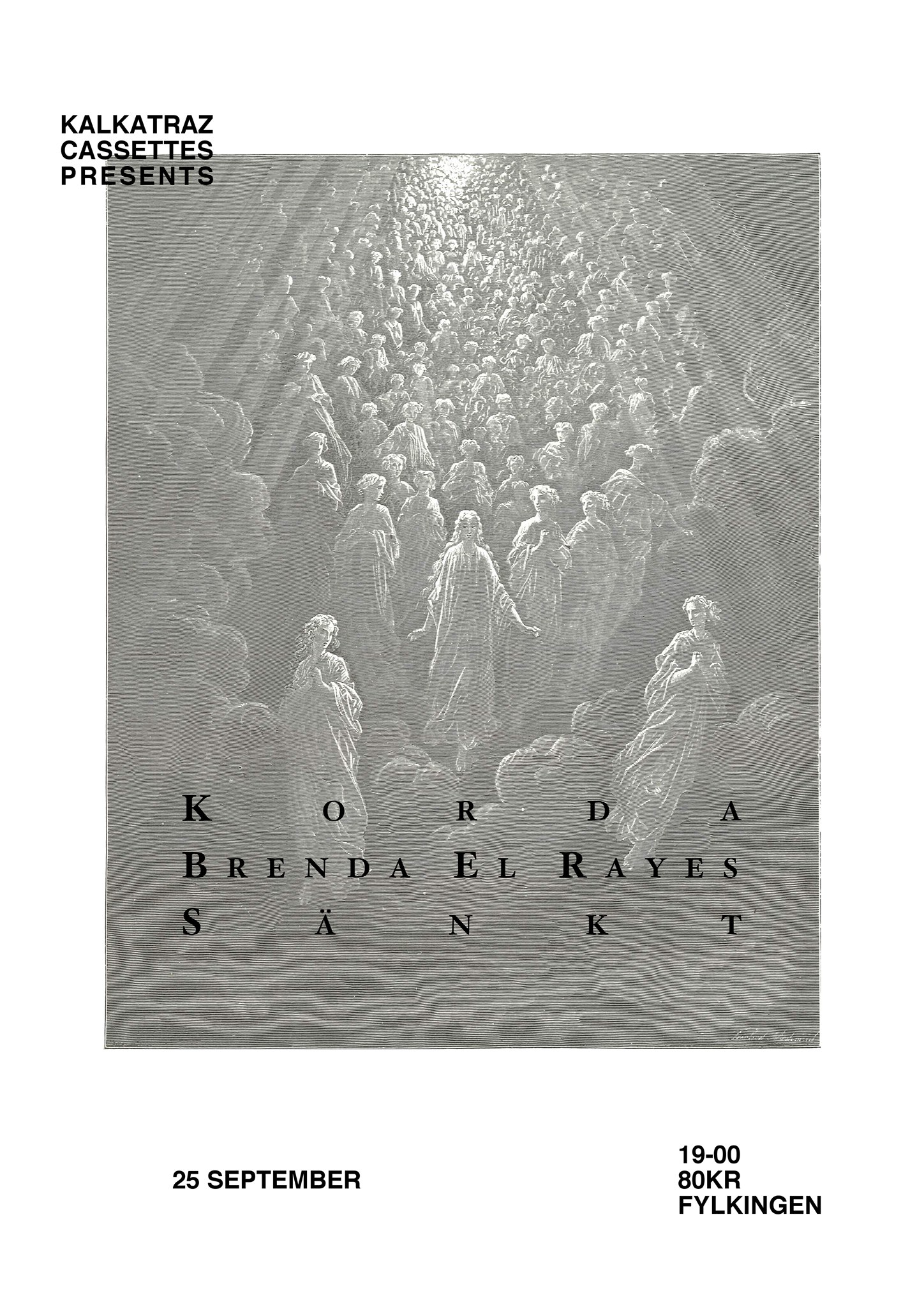 Poster for Kalkatraz Presents Korda Event