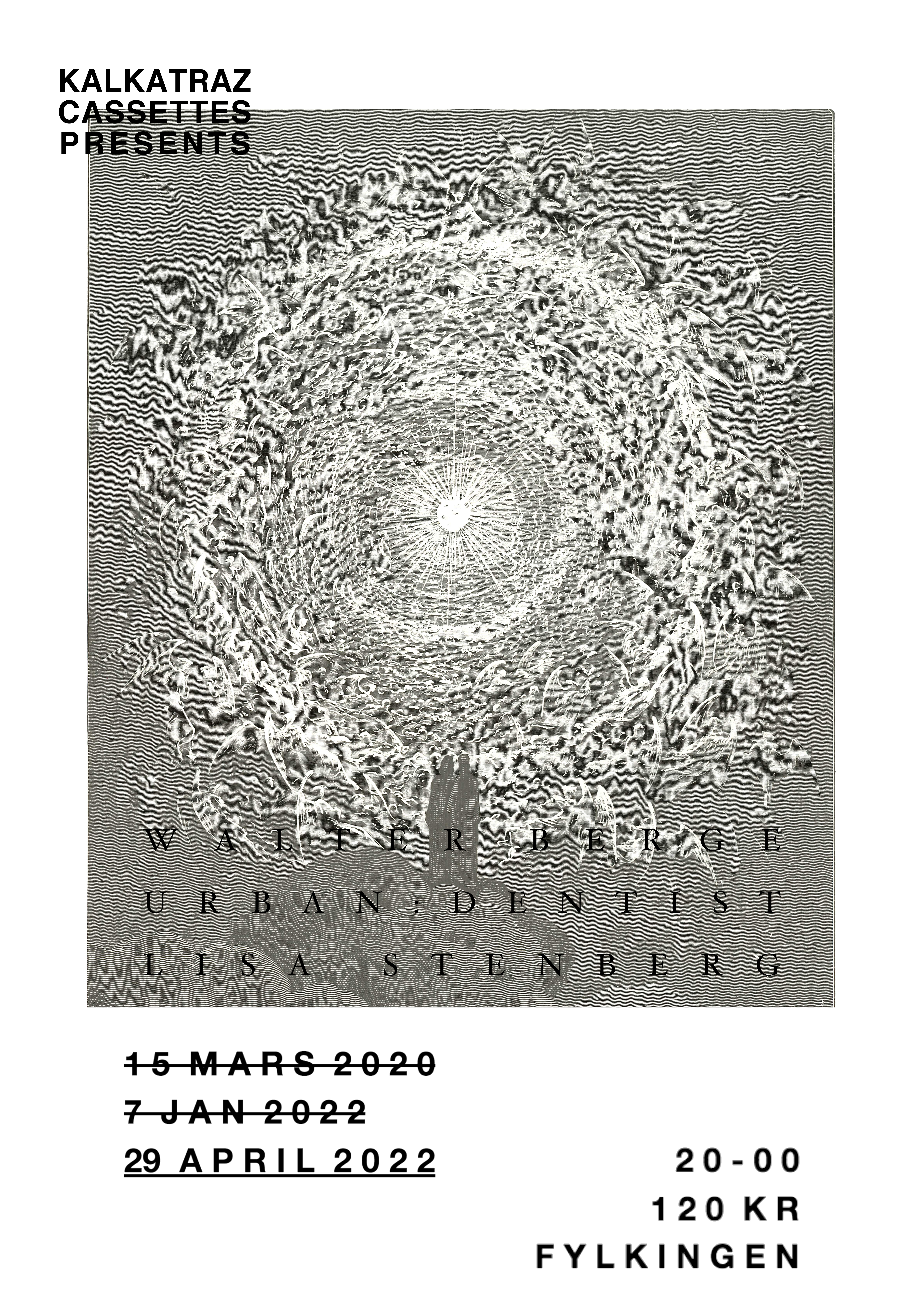 Poster for Kalkatraz Presents Walter Berge Event